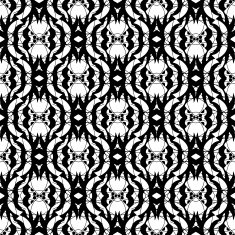 Abstract seamless pattern in black and white N8
