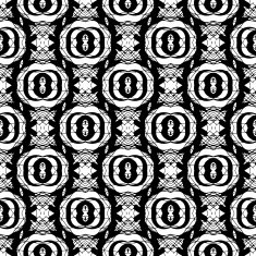 Abstract seamless pattern in black and white N11