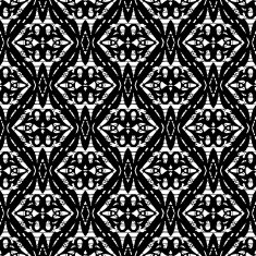 Abstract seamless pattern in black and white N12