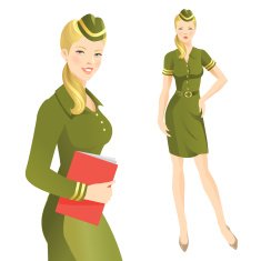 Military girl N2