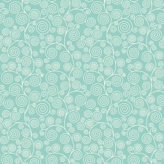 Seamless pattern with curvy spirals