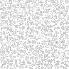 Seamless pattern with curvy spirals N2