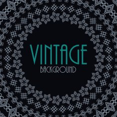Retro Vintage Background Template Vector Illustration N7