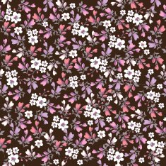 Seamless Vintage Flower Pattern N6