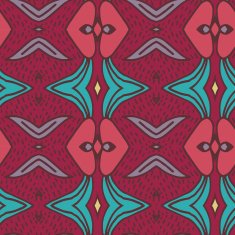 Abstract seamless ornament pattern the kaleidoscope effect Ethnic damask motif N3