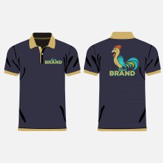 Color men polo shirts Design template Vector illustration N4