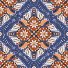 Geometric seamless pattern N14