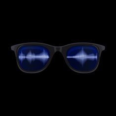 Sunglasses with Sound Wave Reflection