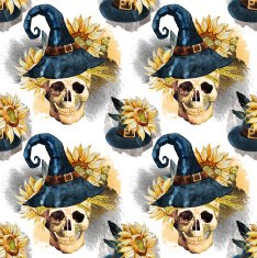 Watercolor halloween pattern N16