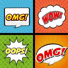 Pop art and comic design N17