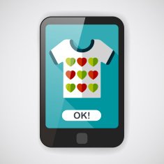 Valentine's Day clothes flat icon with long shadow eps10 N4