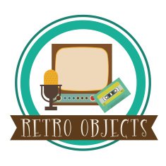 Retro objects vintage design N13