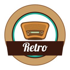 Retro objects vintage design N24