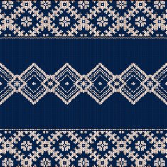 Knitted vector background pattern with wool sweater texture N2
