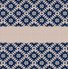 Knitted vector background pattern with wool sweater texture N16