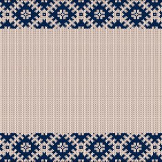 Knitted vector background pattern with wool sweater texture N17