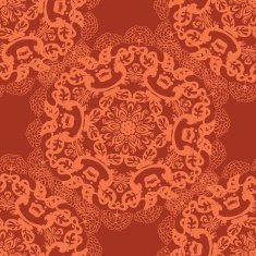 abstract circular seamless pattern