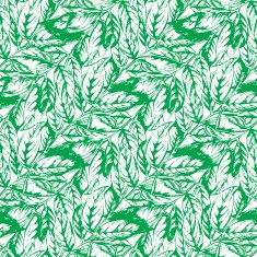 Seamless floral hand-drawn pattern leaf background Retro pattern with N3