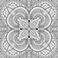 Abstract vector tribal ethnic background N35