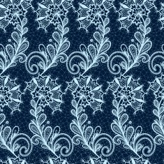 Seamless lace floral pattern