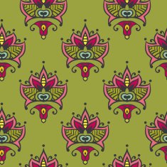 Seamless vector asian patterns Illustration
