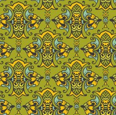 Seamless vector asian patterns Illustration N4