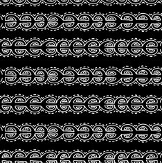 Vector seamless black and white ethnic pattern N3