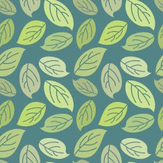 Seamless leaves background Vintage pattern for leaves Vector r