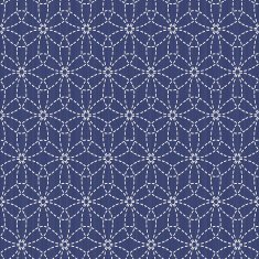 Antique japanese fancywork Sashiko Seamless pattern