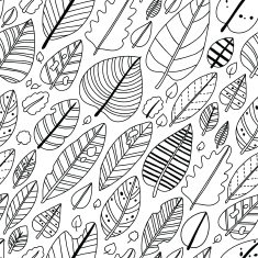 Autumn seamless leaf pattern N6