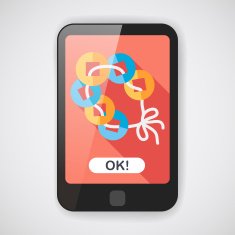 Chinese New Year flat icon with long shadow N32
