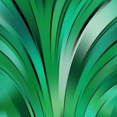 Green smooth light lines background