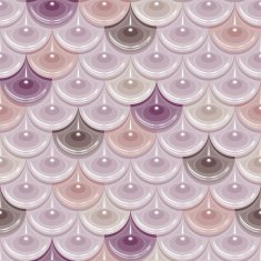 Seamless pastel river fish scales