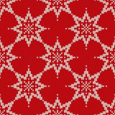hristmas Sweater Design Seamless Pattern with Stars