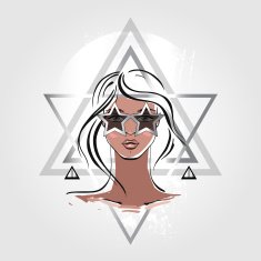 Woman Portrait Fashion Illustration N2