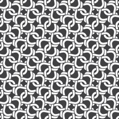 Seamless pattern of intersecting twisting stripes