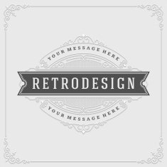 Vintage ornament from cut paper and shadow border frame decoration N5