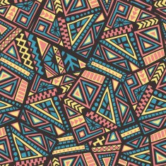 Hand Drawn Ethnic Seamless Pattern