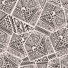 Hand Drawn Ethnic Seamless Pattern N3