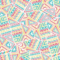 Hand Drawn Ethnic Seamless Pattern N7