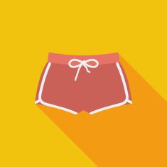 Sports shorts single icon