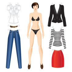 Doll with clothes N14