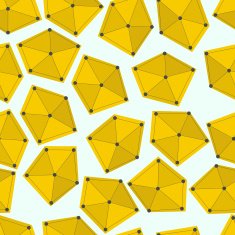 Seamless pattern with geometric figures Vector
