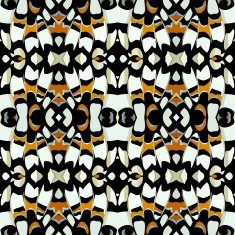 Color Seamless natural pattern in butterfly print concept
