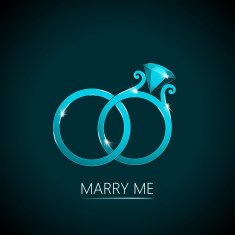 Wedding Rings Marry Me Background