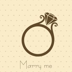 Wedding Ring with Diamond