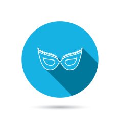 Festive mask icon Masquerade carnival sign N5