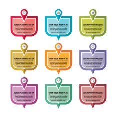 Infographic business concept - vector banners
