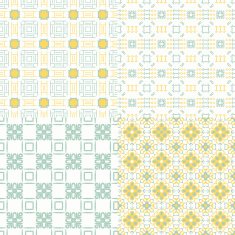 Geometric seamless pattern N18