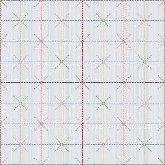 Old japanese quilting Sashiko Seamless pattern